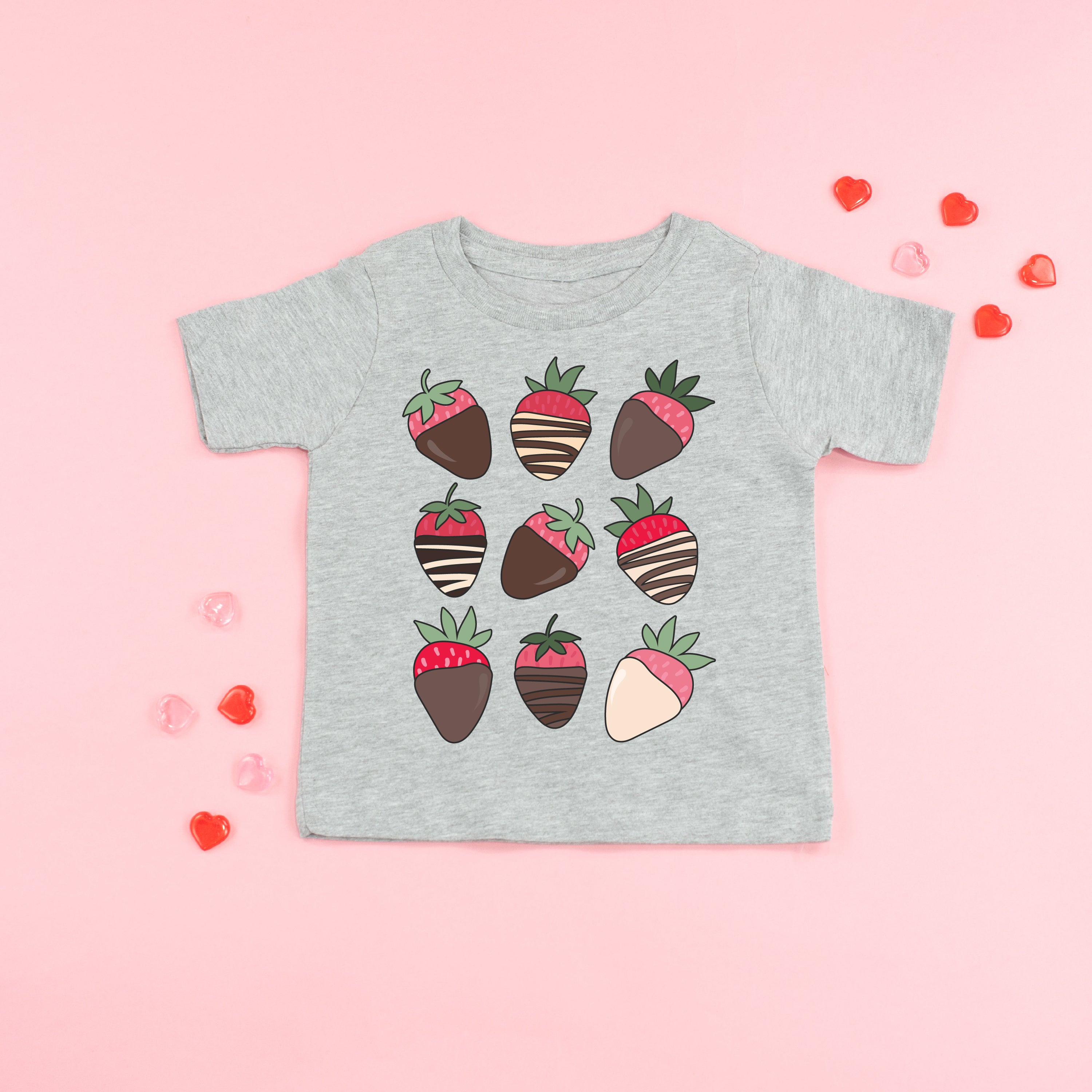 Chocolate Covered Strawberries - Child Tee Little Mama Shirt Shop