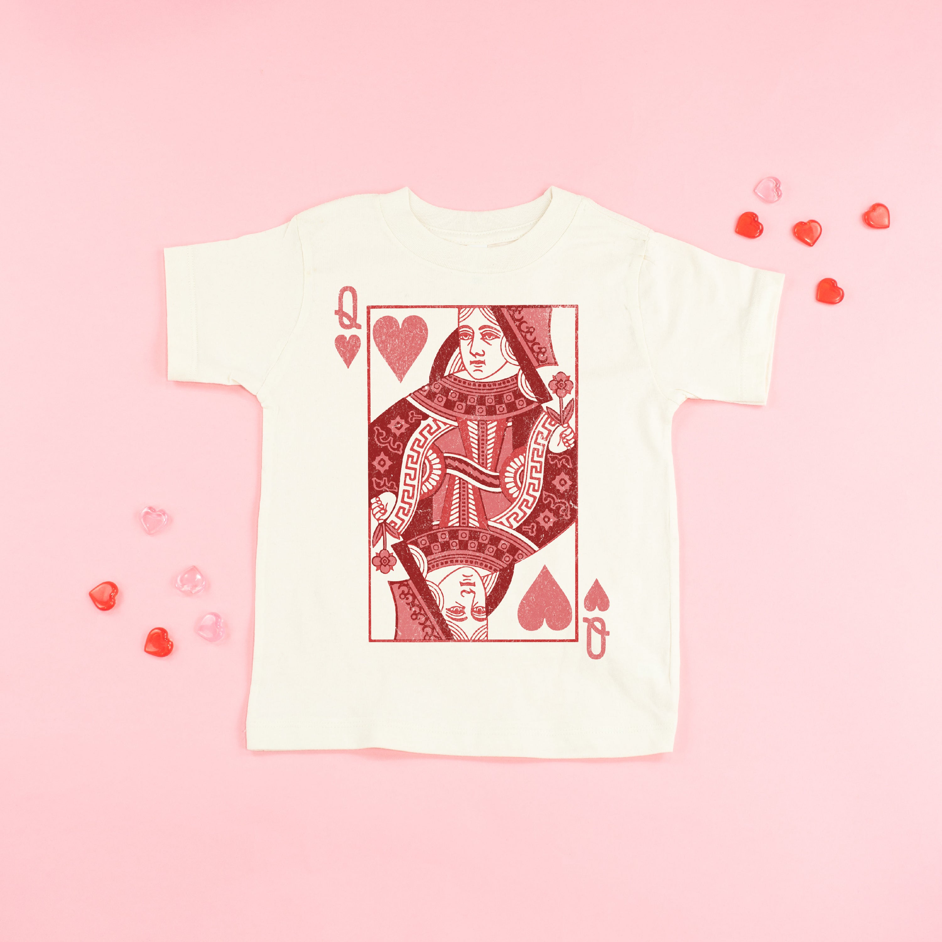 Queen Of Hearts - Child Tee Little Mama Shirt Shop