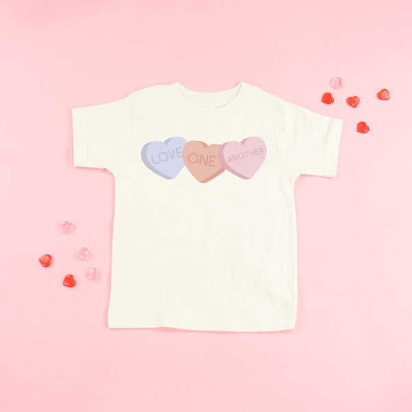 Love One Another - Conversation Hearts - Child Tee