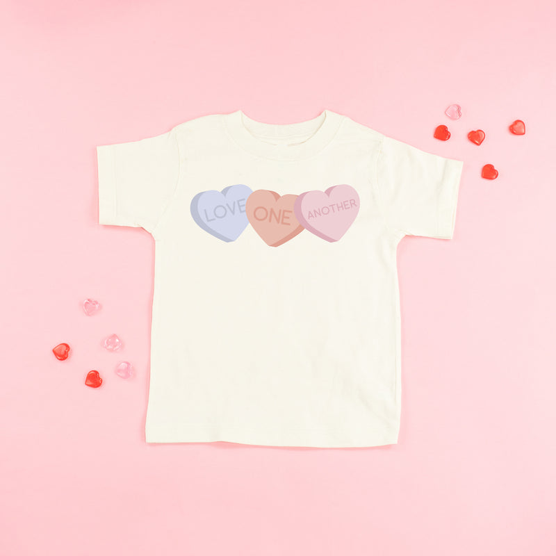 Love One Another - Conversation Hearts - Child Tee