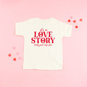 It's A Love Story Baby Just Say Yes - Child Tee Little Mama Shirt Shop