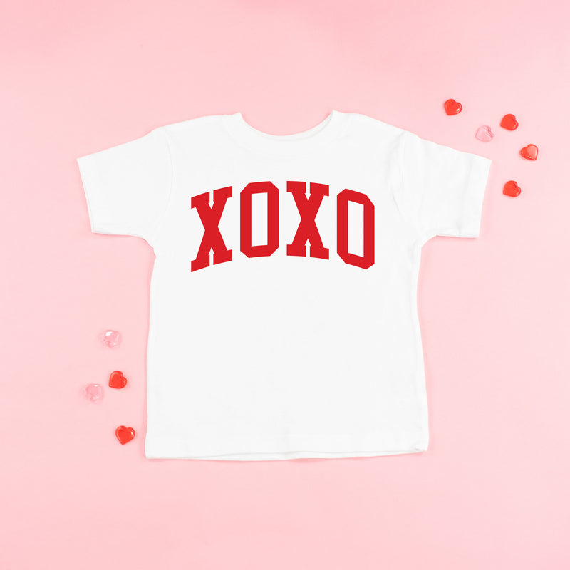 Arched XOXO - Varsity - Child Tee