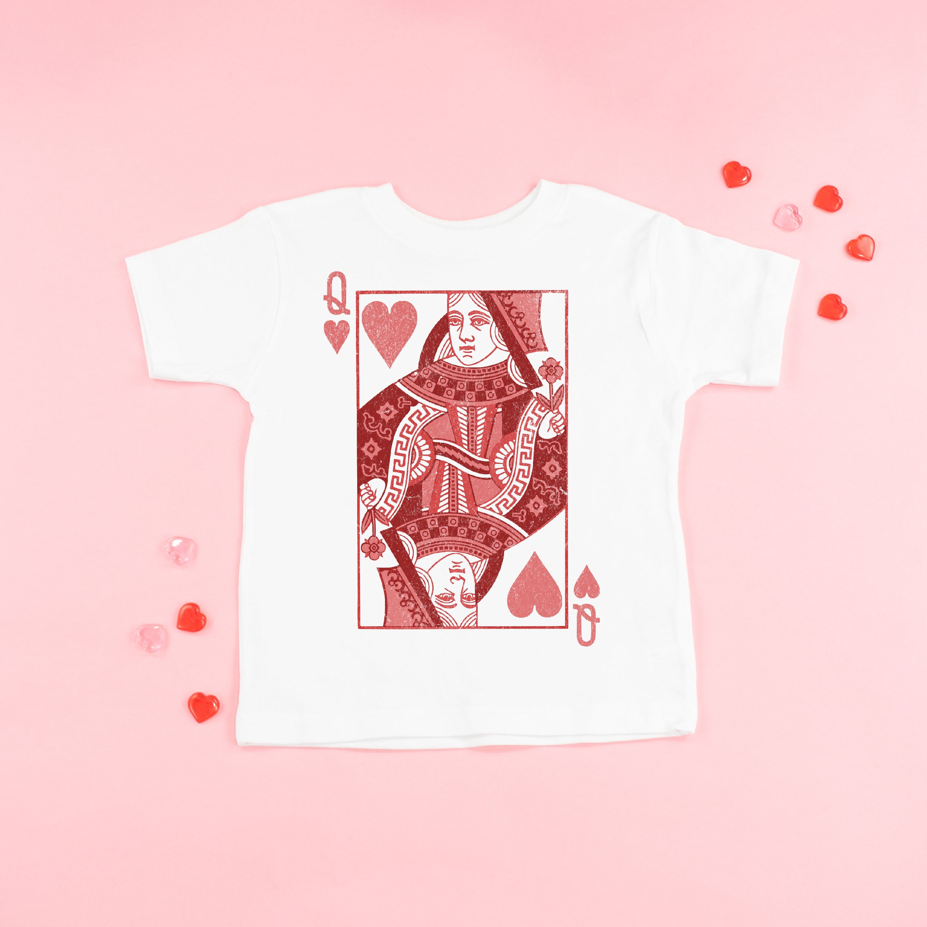 Queen Of Hearts - Child Tee Little Mama Shirt Shop