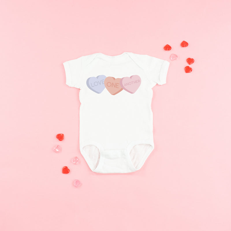 Love One Another - Conversation Hearts - Child Tee