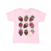 Chocolate Covered Strawberries - Child Tee Little Mama Shirt Shop