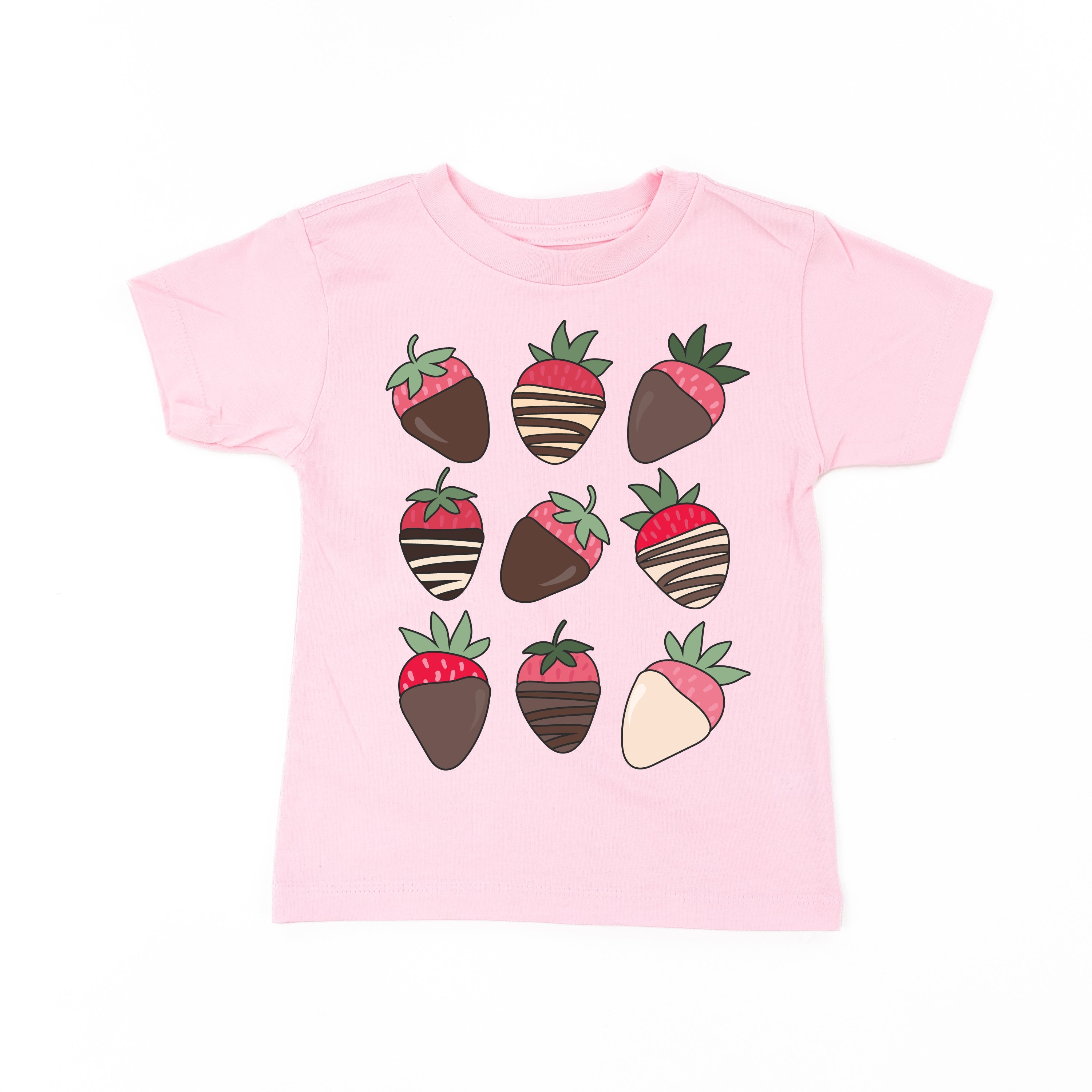 Chocolate Covered Strawberries - Child Tee Little Mama Shirt Shop