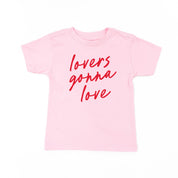 Lovers Gonna Love - Cursive - Child Tee Little Mama Shirt Shop