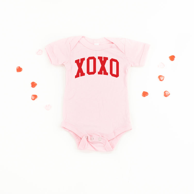 Arched XOXO - Varsity - Child Tee