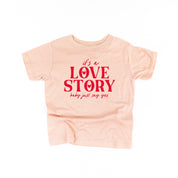 It's A Love Story Baby Just Say Yes - Child Tee Little Mama Shirt Shop