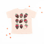 Chocolate Covered Strawberries - Child Tee Little Mama Shirt Shop
