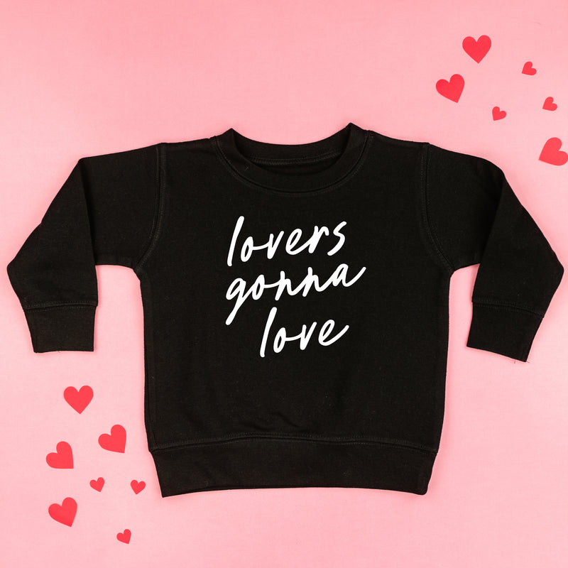 Lovers Gonna Love - Cursive - Child Sweater