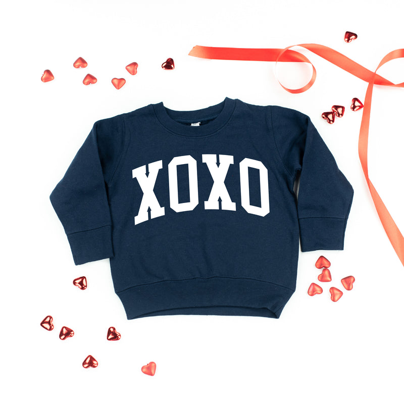 Arched XOXO - Varsity - Child Sweater