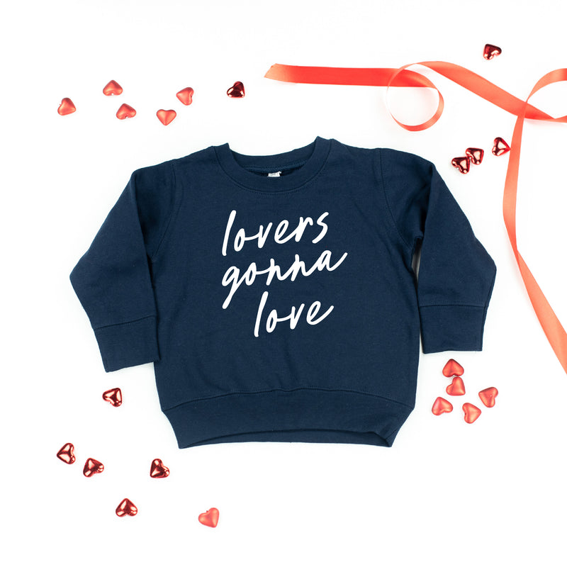 Lovers Gonna Love - Cursive - Child Sweater