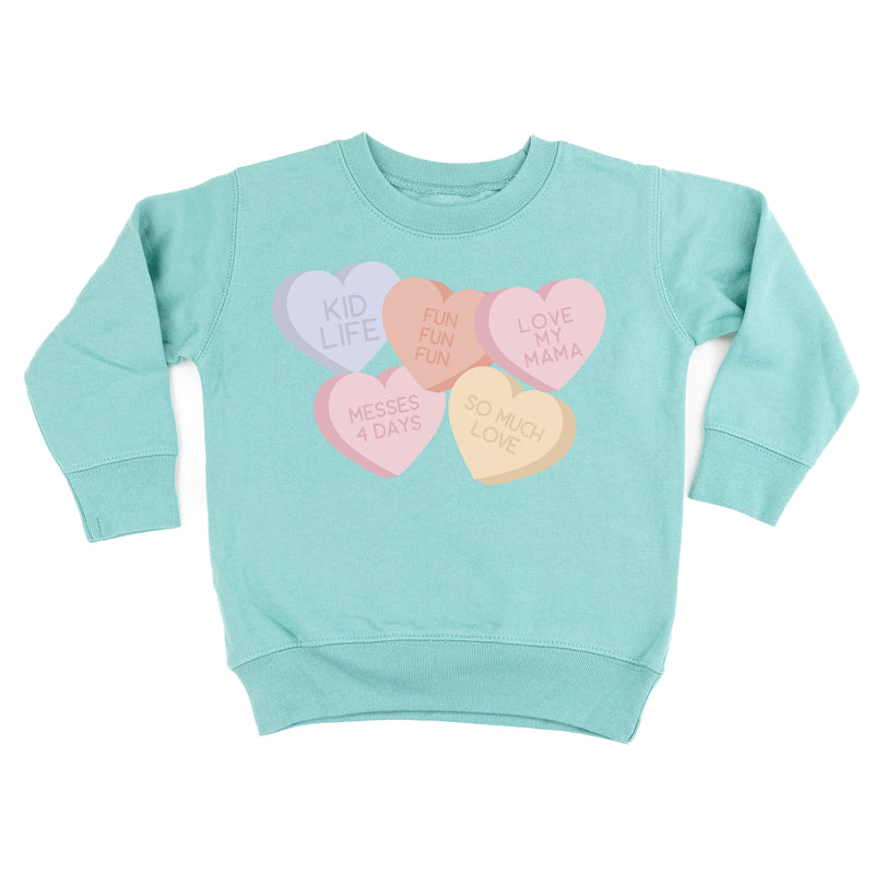 Kid Life - Conversation Hearts - Child Sweater