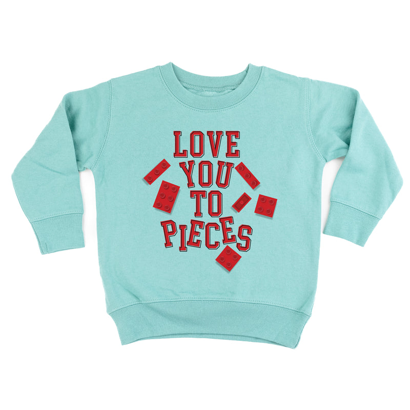 Love You To Pieces - Legos - Child Sweater