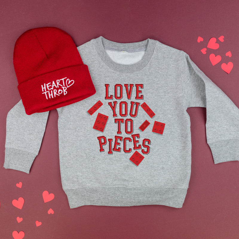 Love You To Pieces - Legos - Child Sweater