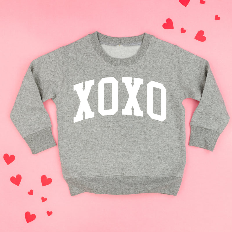 Arched XOXO - Varsity - Child Sweater