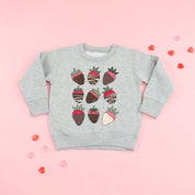 Chocolate Covered Strawberries - Child Sweater Little Mama Shirt Shop
