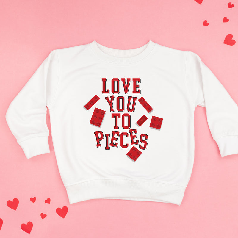 Love You To Pieces - Legos - Child Sweater