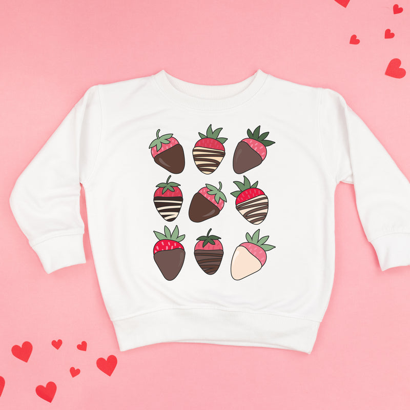 Chocolate Covered Strawberries - Child Sweater