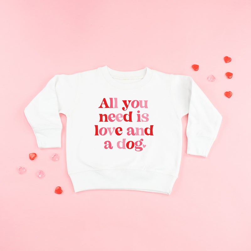 All You Need Is Love And A Dog - Child Sweater