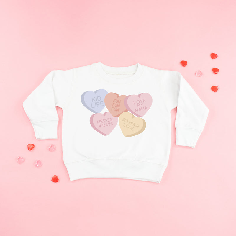 Kid Life - Conversation Hearts - Child Sweater