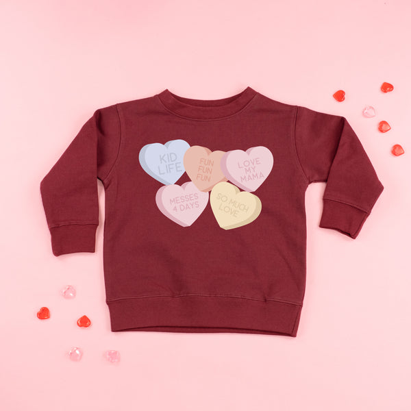 Kid Life - Conversation Hearts - Child Sweater