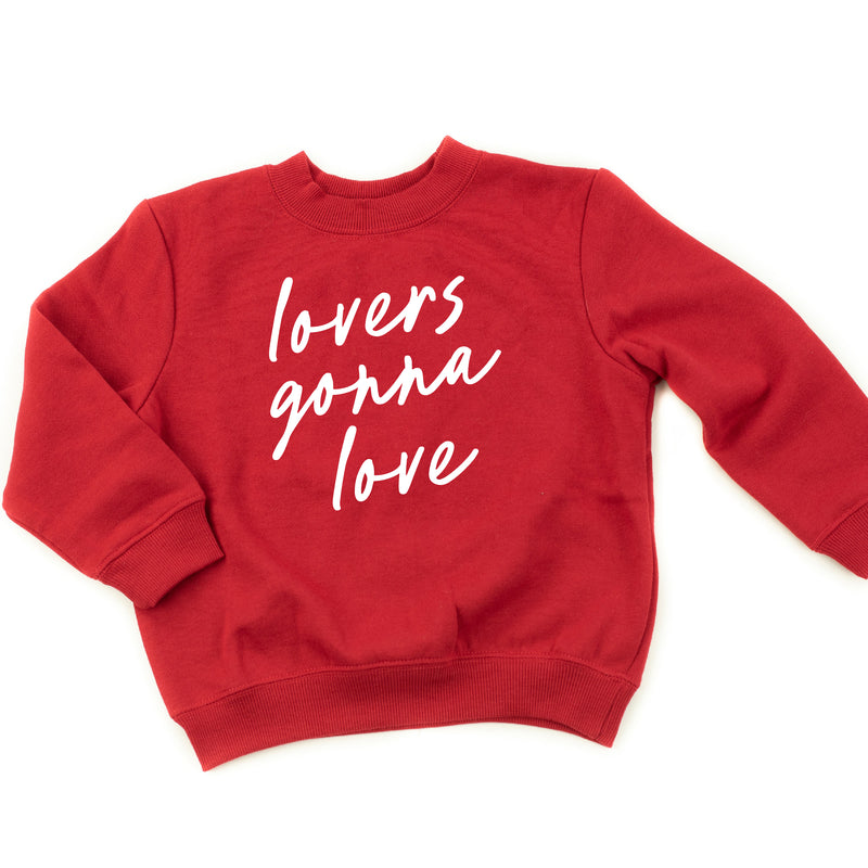 Lovers Gonna Love - Cursive - Child Sweater