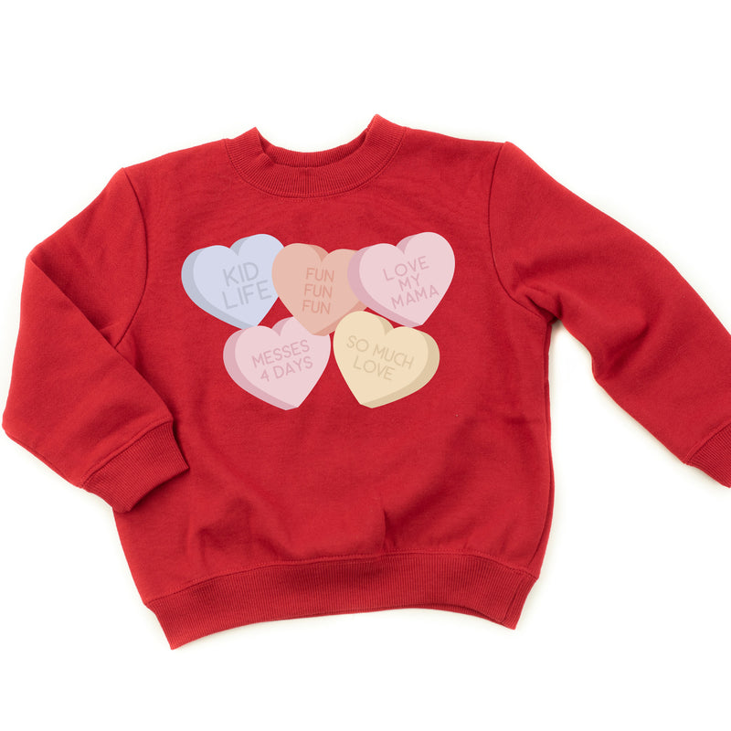 Kid Life - Conversation Hearts - Child Sweater