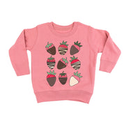 Chocolate Covered Strawberries - Child Sweater Little Mama Shirt Shop