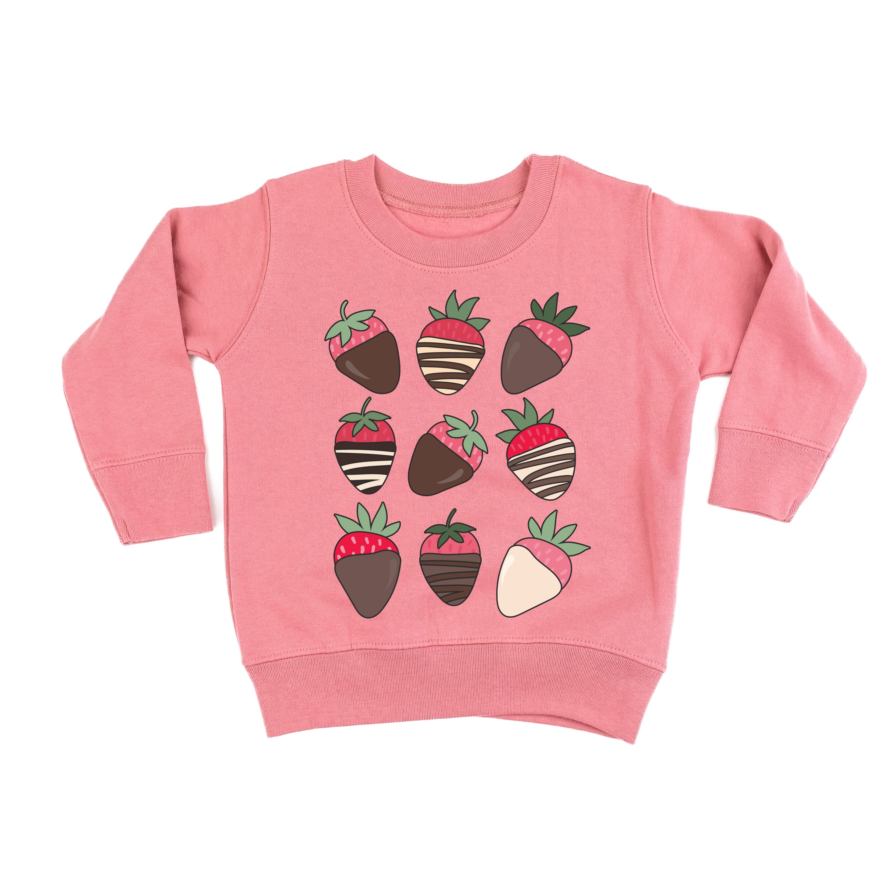 Chocolate Covered Strawberries - Child Sweater Little Mama Shirt Shop