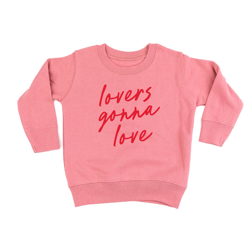 Lovers Gonna Love - Cursive - Child Sweater