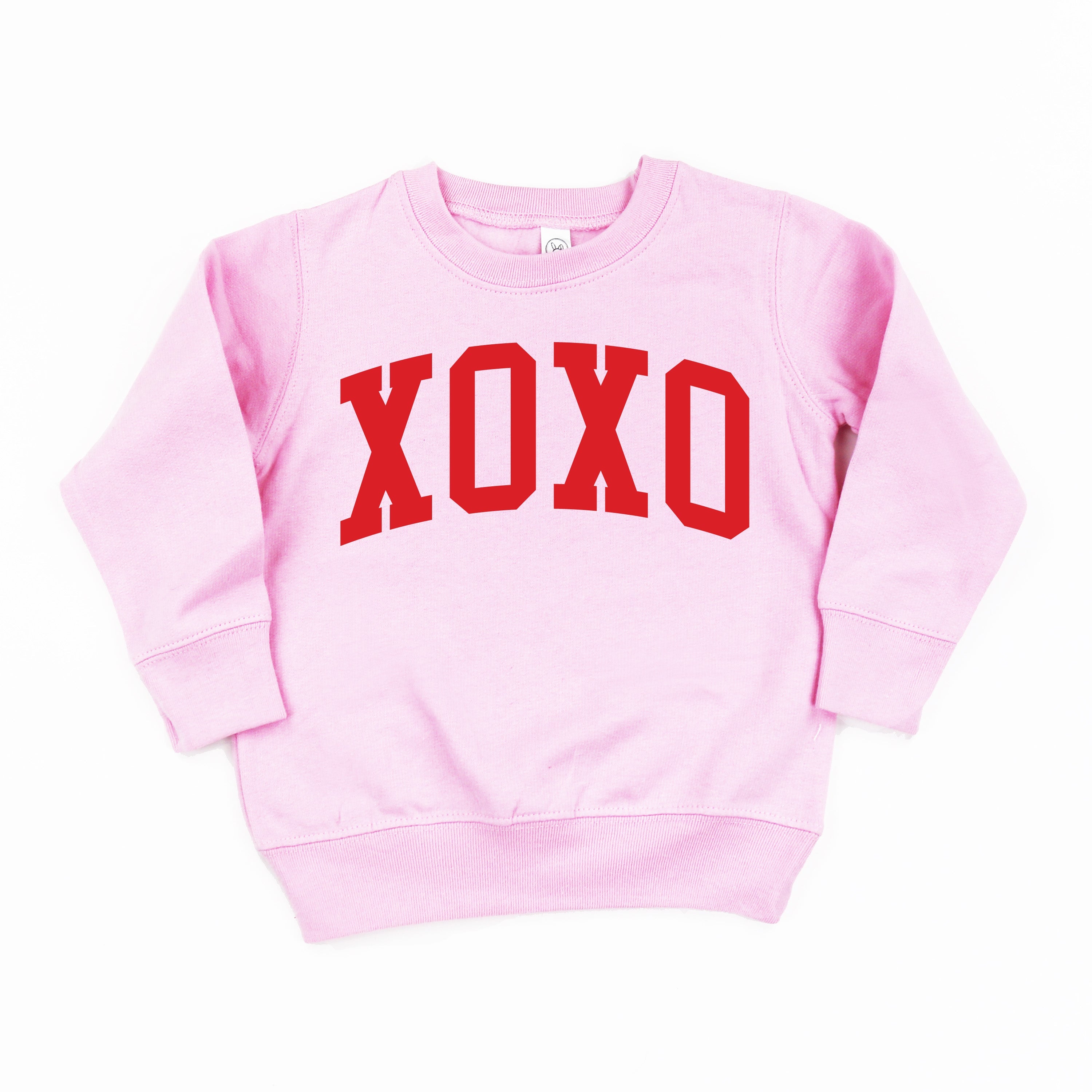 Arched XOXO - Varsity - Child Sweater Little Mama Shirt Shop