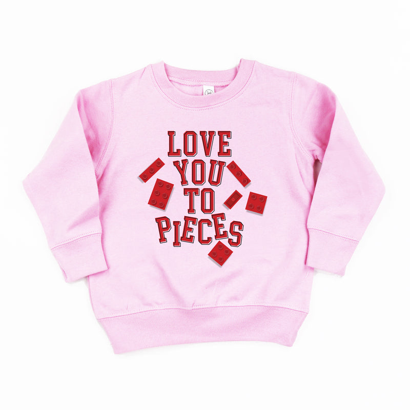 Love You To Pieces - Legos - Child Sweater