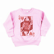 Queen Of Hearts - Child Sweater Little Mama Shirt Shop