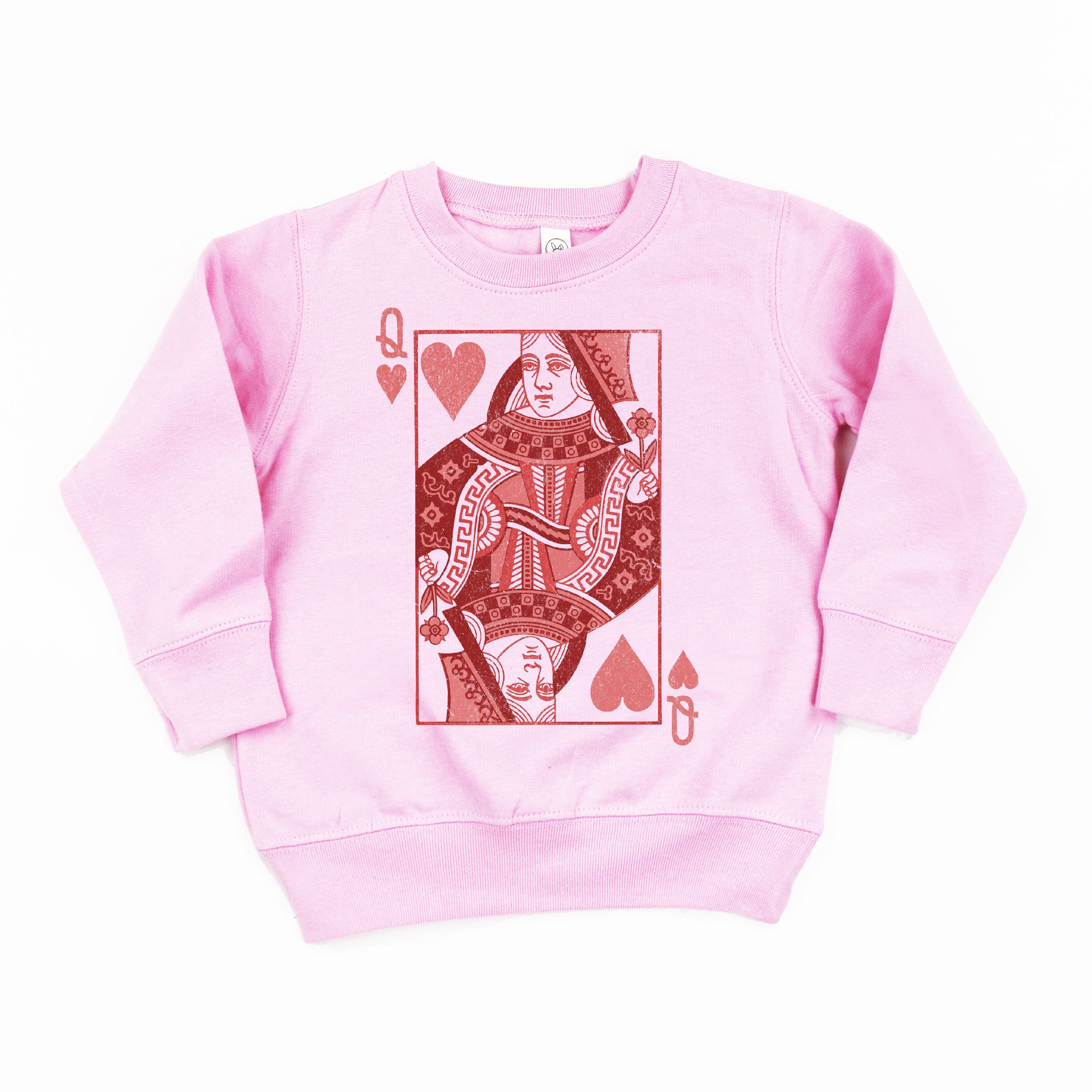 Queen Of Hearts - Child Sweater Little Mama Shirt Shop