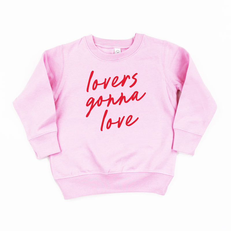 Lovers Gonna Love - Cursive - Child Sweater