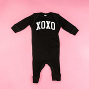 Arched XOXO - Varsity - Baby Sleeper Little Mama Shirt Shop