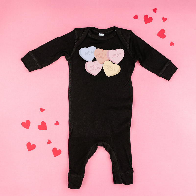 Meh - Conversation Hearts - Baby Sleeper