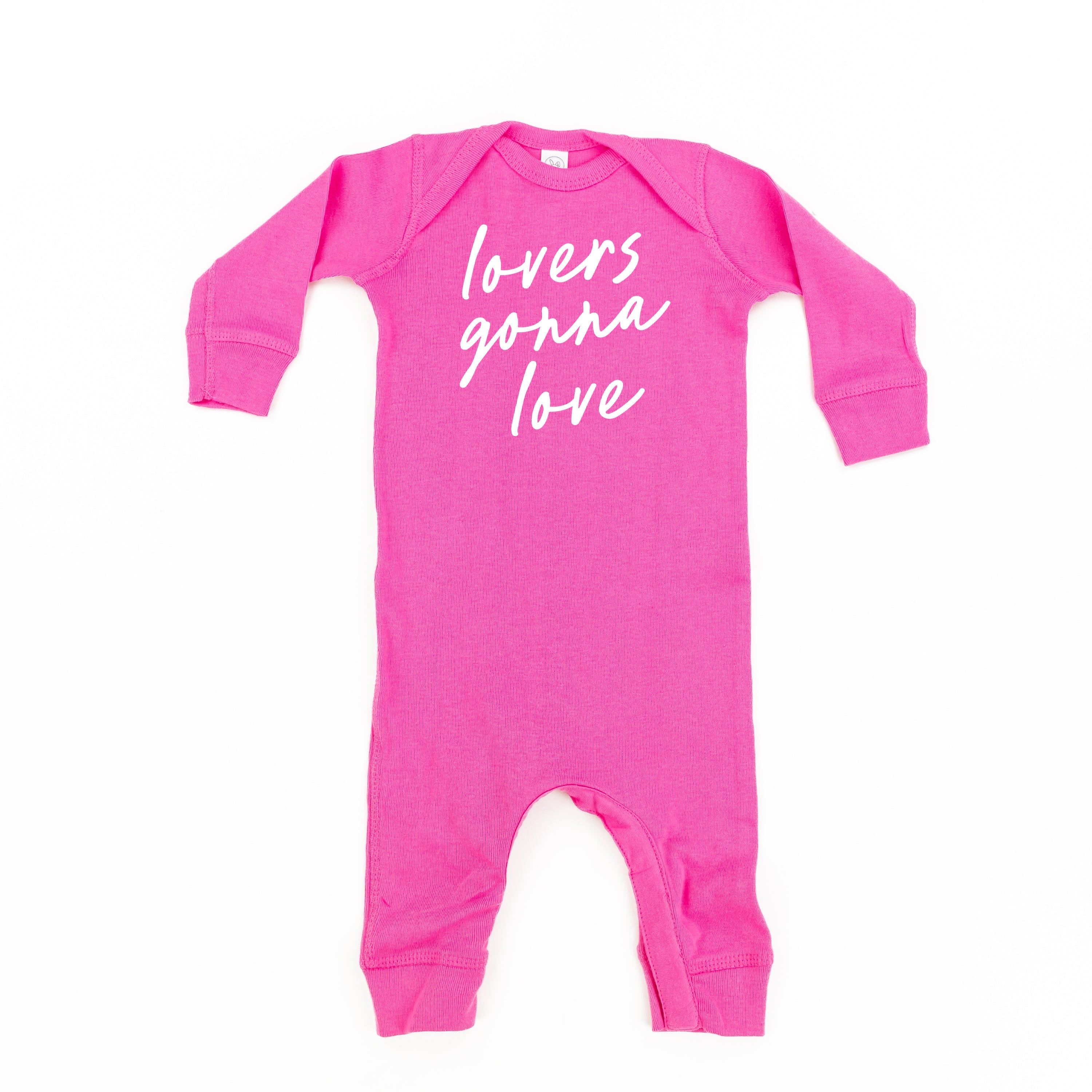 Lovers Gonna Love - Cursive - Baby Sleeper Little Mama Shirt Shop