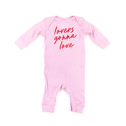 Lovers Gonna Love - Cursive - Baby Sleeper Little Mama Shirt Shop