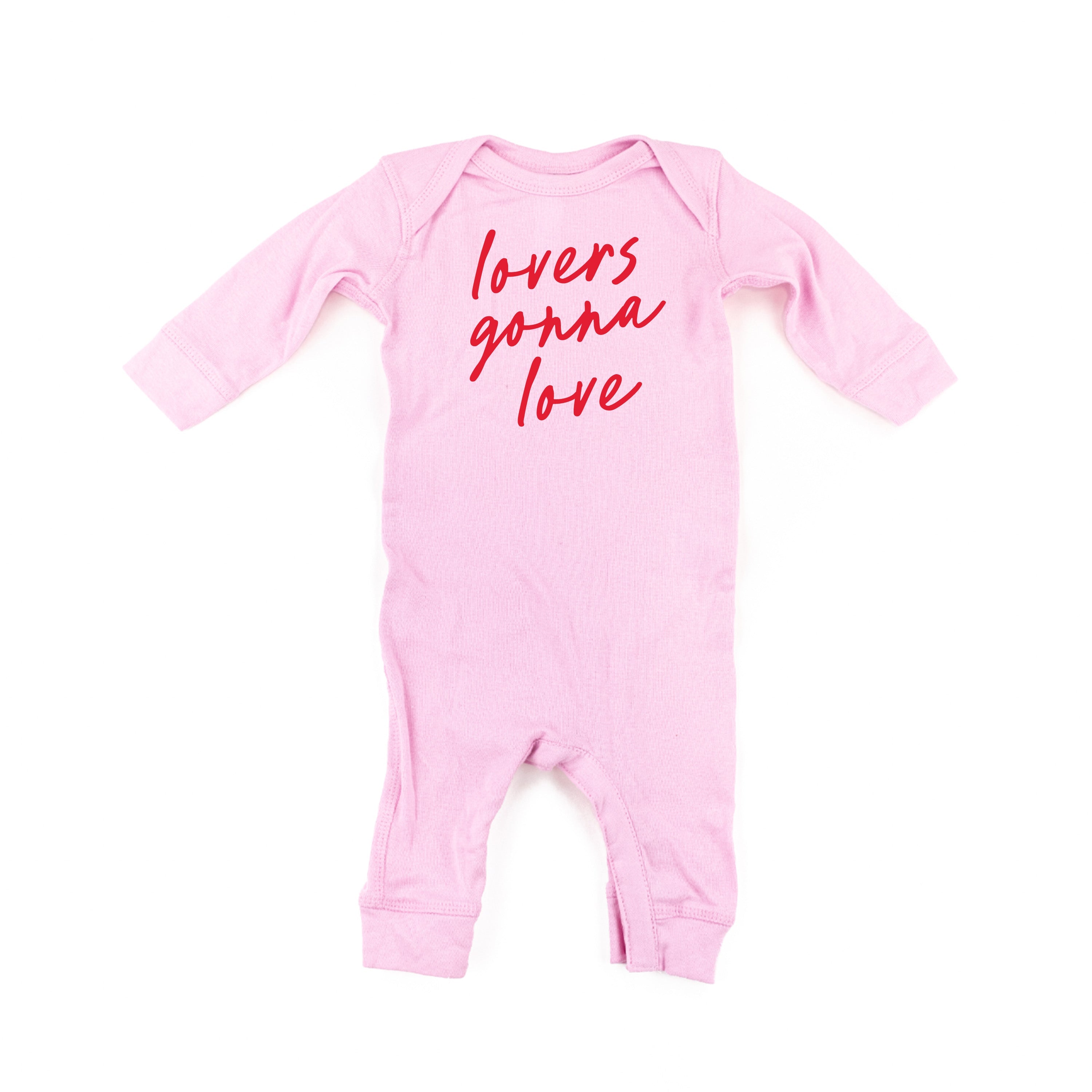Lovers Gonna Love - Cursive - Baby Sleeper Little Mama Shirt Shop