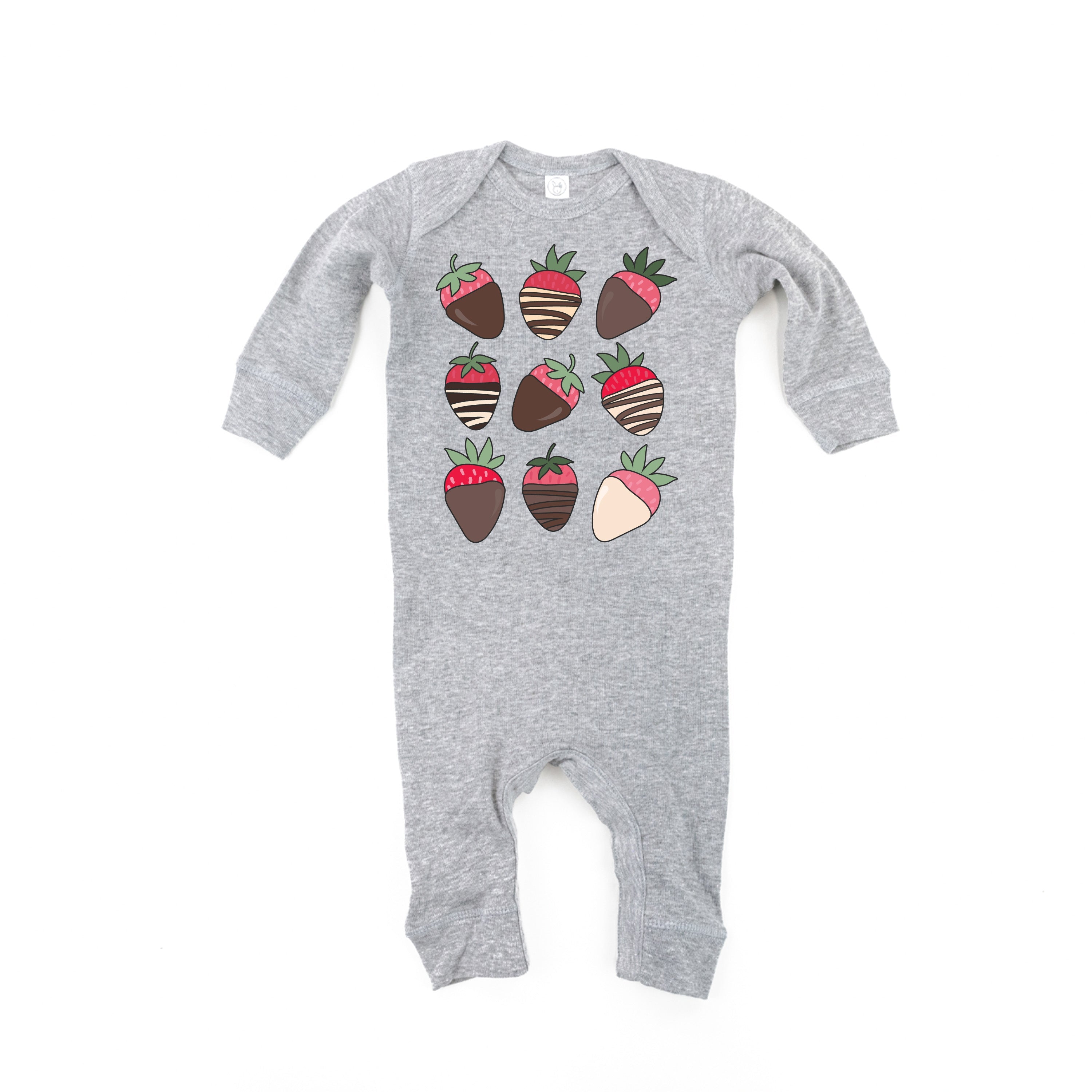 Chocolate Covered Strawberries - Baby Sleeper Little Mama Shirt Shop