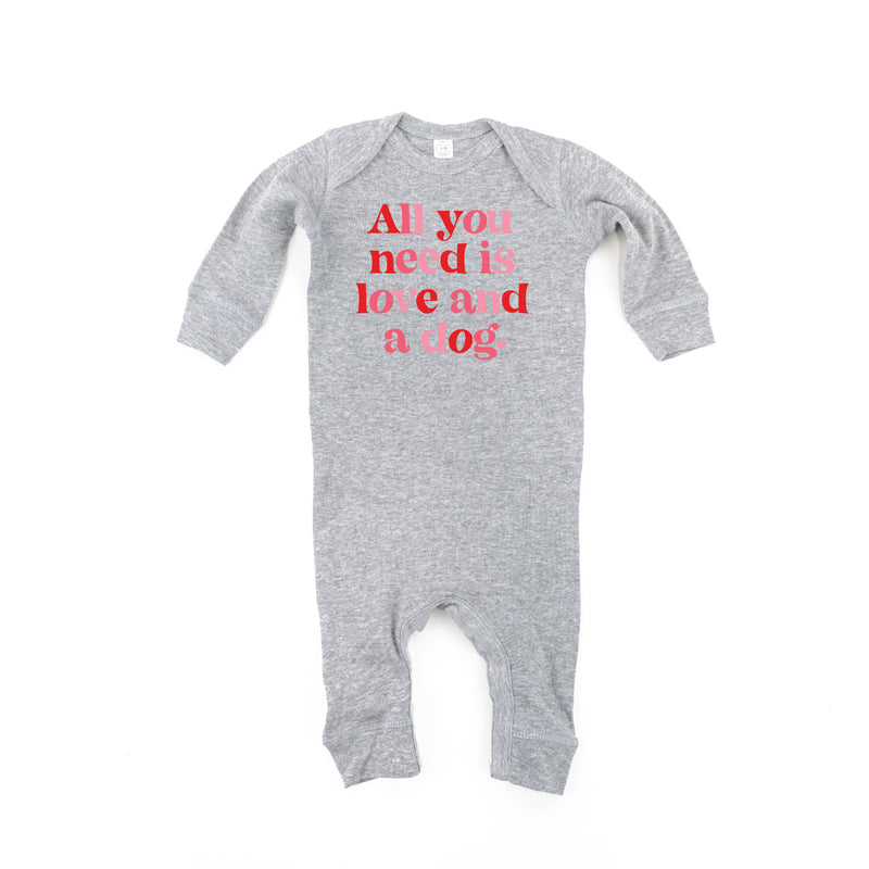 All You Need is Love and a Dog - One Piece Baby Sleeper