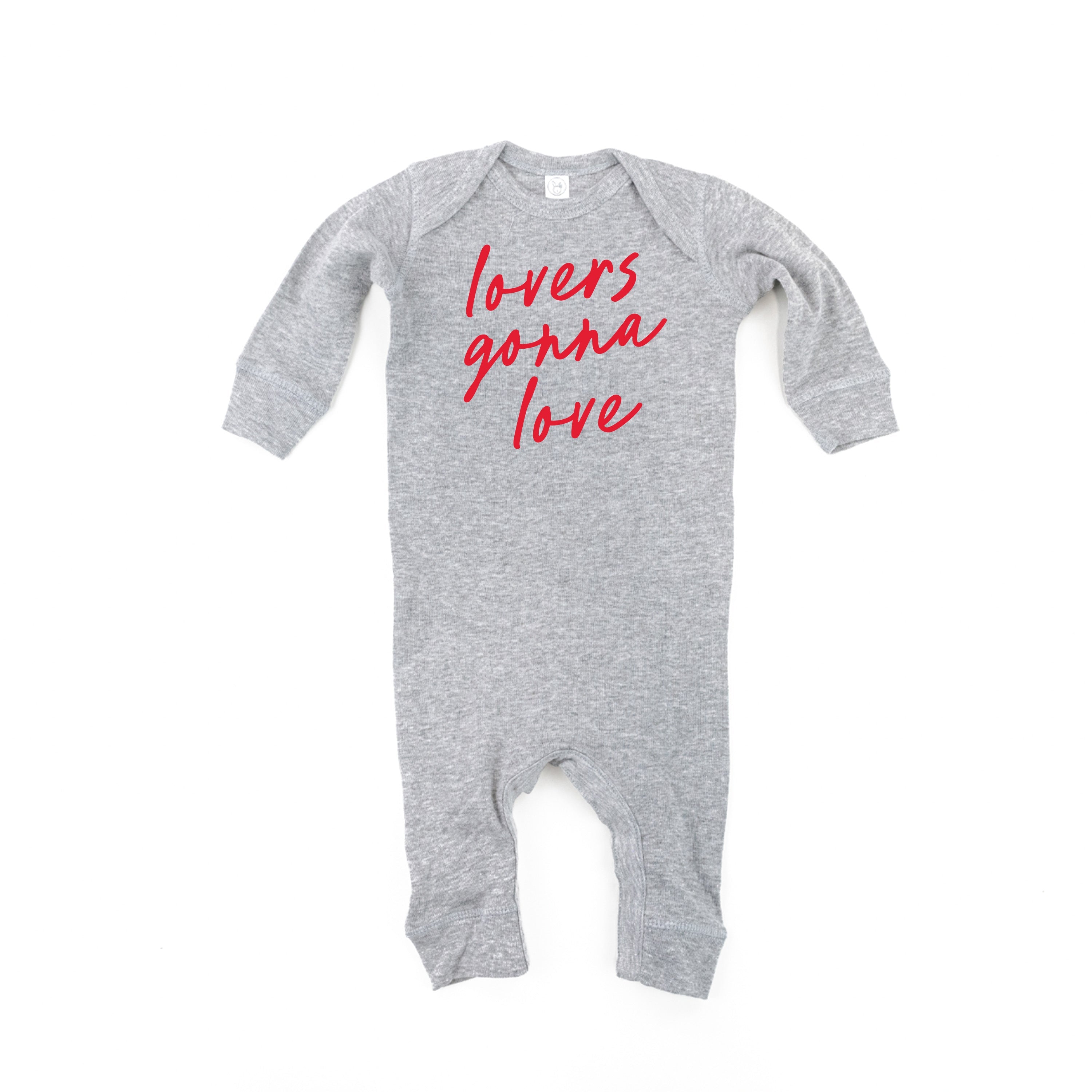 Lovers Gonna Love - Cursive - Baby Sleeper Little Mama Shirt Shop