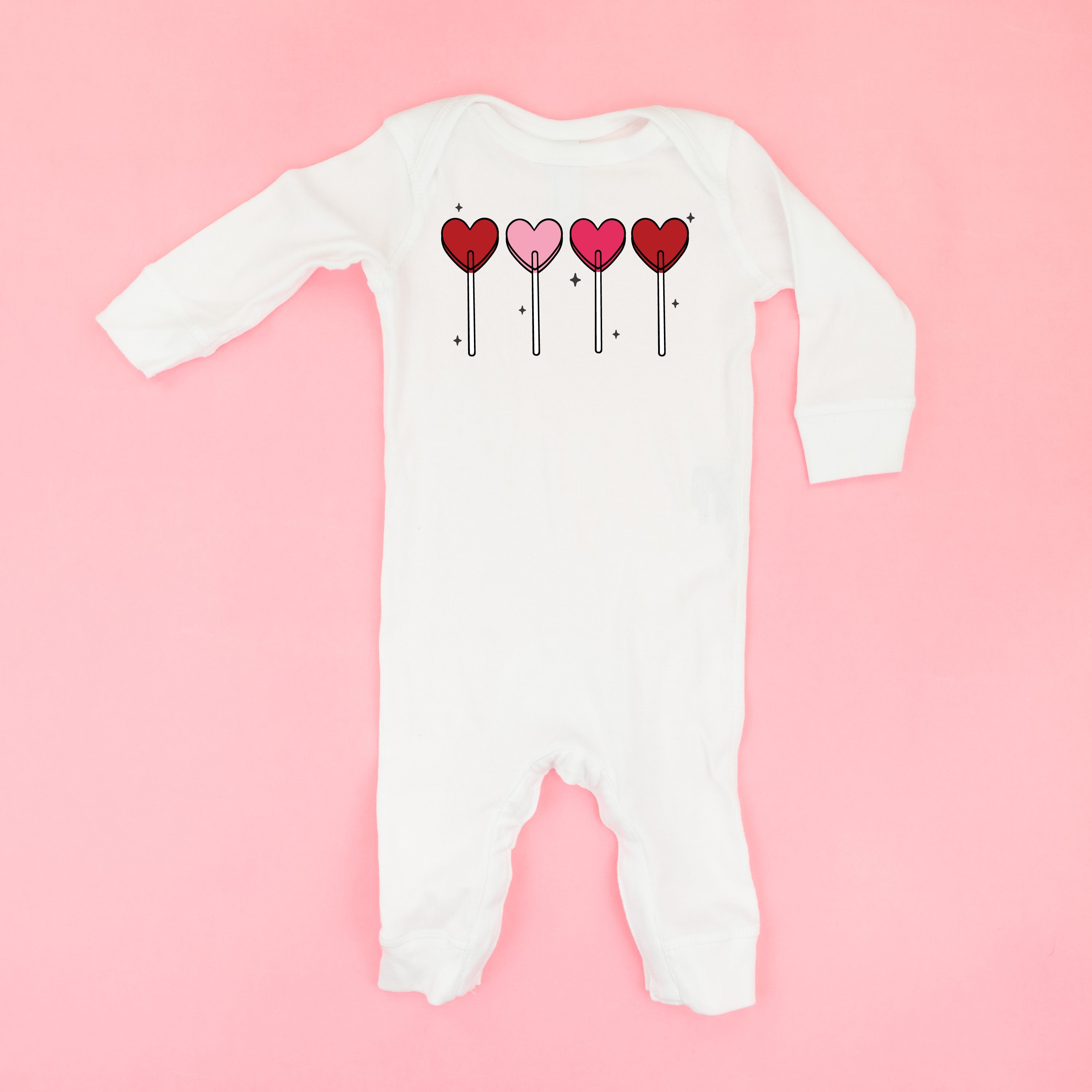 Classic Heart Lollipops - Baby Sleeper Little Mama Shirt Shop