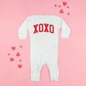Arched XOXO - Varsity - Baby Sleeper Little Mama Shirt Shop