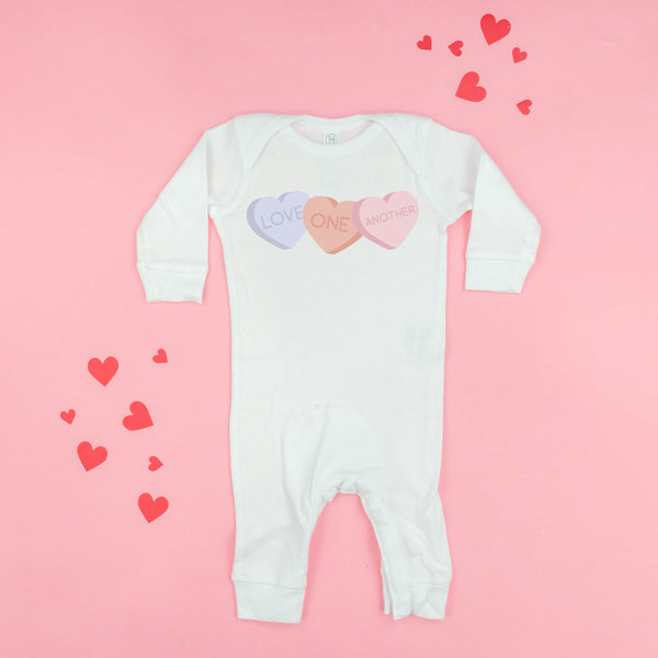 Love One Another - Conversation Hearts - Baby Sleeper