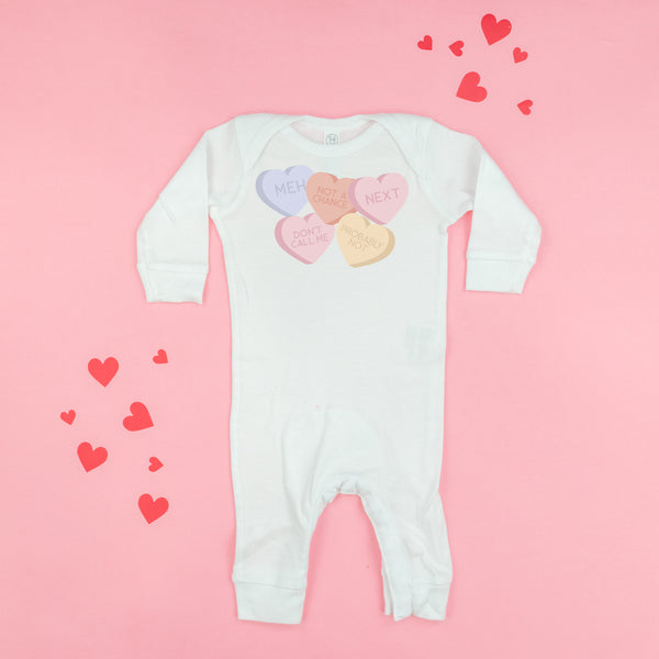 Meh - Conversation Hearts - Baby Sleeper