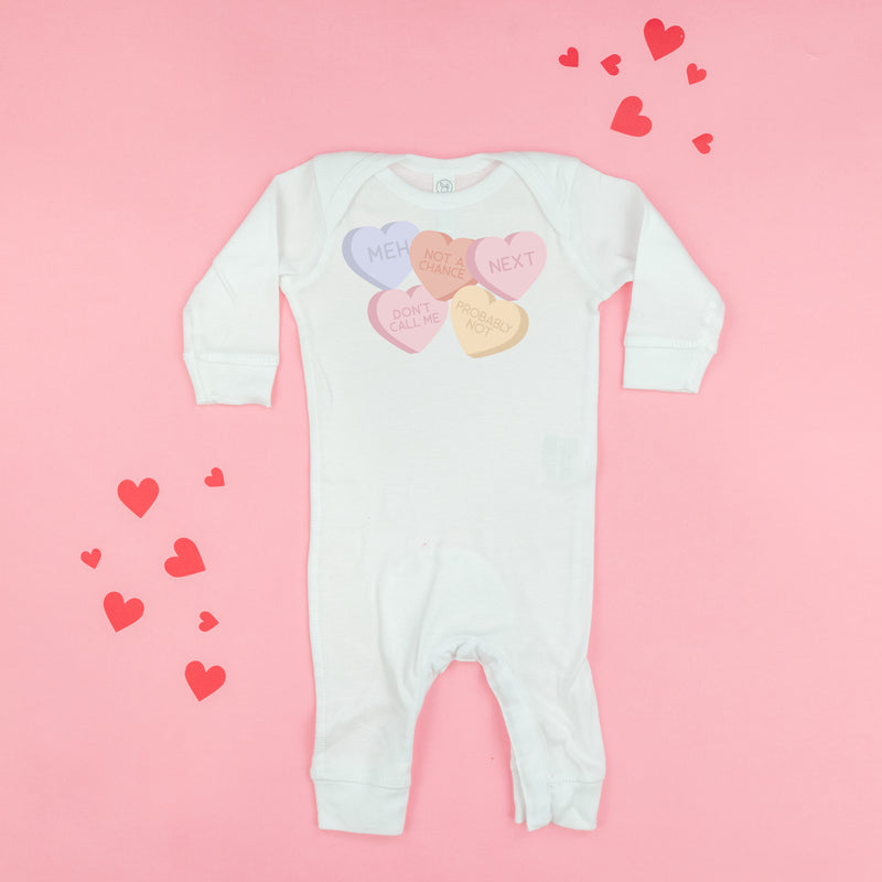 Meh - Conversation Hearts - Baby Sleeper